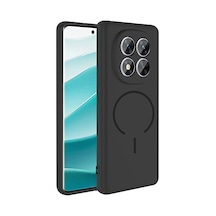 Zore Redmi Note 14 Pro 5g Kılıf M-safe Şarj Özellikli Nvth Meta Kapak - Siyah