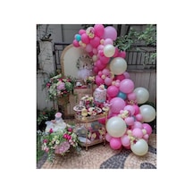 Pembe Fuşy Balon Balon Zincir A