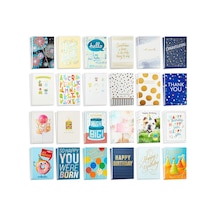 Hallmark Tüm Etkinlik Kartları Çeşitliliği 48 Zarflı Kart Doğum Günü, Teşekkür, Tebrikler, Sempati, Bebek