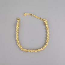 Özel Günlerin Burgusu: Gold Renkli Burgu Model Çelik Bileklik -9027174272676 Gold