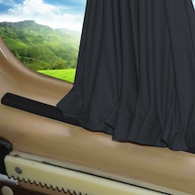 Pandami Citroen Berlingo 2.nesil 2008-2018 Uyumlu Füme Raylı Oto Perde Takımı