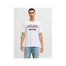Jack & Jones Jjelogo Tee Ss O-neck 2 Col Ss26 Sn Beyaz Erkek T-shirt 12288016 Bright White