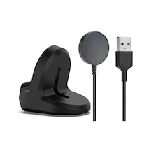 Manyetik Kablosuz Usb Şarj Kablosu Ve Şarj Standı 2 İn 1 Samsung Galaxy Watch Active 2 40 Mm Sm-r830nz Sm-r830ns Samsung Galaxy Watch Active 2 44 Mm Sm-r820ns Sm-r820nz İle Uyumlu Ürün Çok Renkli