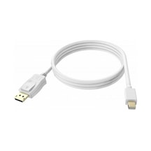 Mini display port to display port kablo 1.8m beyaz