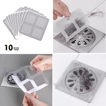 10'lu Banyo Ve Mutfak Lavabo Koku Önleyici Ve Haşere Böcek Önleyici Gider Filtresi Çok Renkli