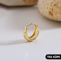 Goldkupe 14 Ayar Altın Minik Tek Halka Küpe 0,85 Gr-6313