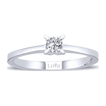 Lova G Renk 0,17 Karat Pırlanta Tektaş Yüzük - 1030177 Lova G Renk 0,17 Karat Pırlanta Tektaş Yüzük - 1030177