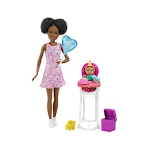 Barbie Bebek Bakıcılığı Oyun Seti Grp41