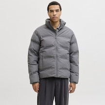 Jack & Jones Erkek Yüksek Dik Yaka Fermuarli Puffer Mont - Soho - 12278750 Castlerock