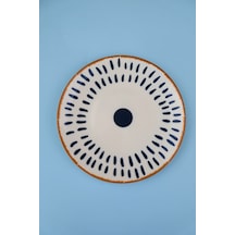 Tabak Evi Porselen Spotty Düz Tabak 19,50cm Sp3 Tekli Krem