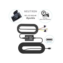 Neutron Ntl-cc-02g-4k Type-c Park Modu Akü Bağlantı Kablo Kiti Hardwire Kit Sadece Neutron İle Uyumludur