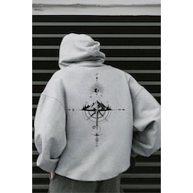 Compass Sırt Baskılı Pamuklu Erkek Sweatshirt 001 Compass Sırt Baskılı Pamuklu Erkek Sweatshirt 001