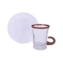 Lıvıano Kulplu Çay Takımı Bellis 12 Parça Rose Gold 01 Rose Gold