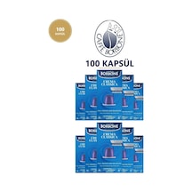 Caffe Borbone Crema Classica 100'lü Nespresso Uyumlu Alüminyum Kapsül Kahve 10x10 İtalyan Espresso Tett 07/2027