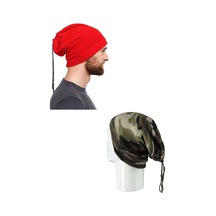 2 Adet Polar Ipli Bere Ve Boyunluk Kırmızı Ve Yeşil Kamuflaj Unisex Bere Boyunluk