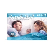Kifidis - Breathewell Transparan Burun Bandı 10'Lu Paket Çok Renkli