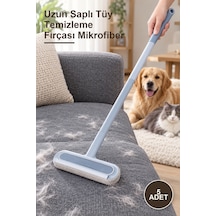 5 Adet Uzun Saplı Tüy Temizleme Fırçası Mikrofiber