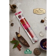 Darshan Aroma Fusion Çilek Strawberry El Yapımı 15 Adet Çubuk Tütsü 28 Cm Çok Renkli