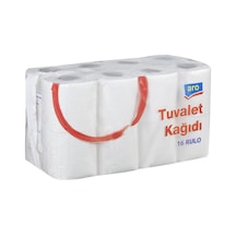 Aro 2 Katlı 16'lı Tuvalet Kağıdı - Eriyen Yaprak 2'li Ekonomik Paket - 2 Adet Tarı