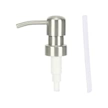 A-banyo Paslanmaz Çelik Sıvı Losyon Dispenseri Kafası Yedek Sabun Duş Pompası Kafası İtme Tipi Losyon Pompası Kafası