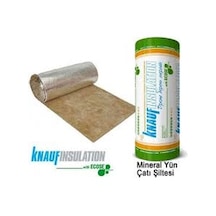 Knauf Mineral Yün Çatı Şiltesi Alüminyum Folyolu 10 Cm