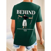 Uyguntarz Unisex Toji X Baskılı Tasarım Tshirt Yeşil