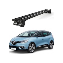 Trio-ıı Scanic Minivan 2016 Ve Sonrası Uyumlu Siyah Kilitli Ara Atkı 120cm Port Bagaj Tavan Barı