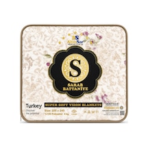 Sarar 4kg Kabartmalı Emboss Battaniye Çift Kişilik 200x240 7