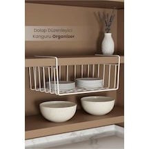 Dolap Düzenleyici Kanguru Organizer - Asılabilir Havlupan Düzenleyici Banyo Mutfak Düzenleyici Metal Diğer
