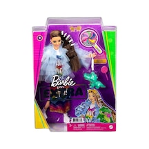Barbie Extra Renkli Elbiseli Bebeği Gyj78