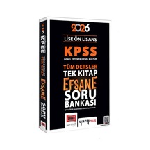 Yargı 2026 Kpss Lise Ön Lisans Gk-gy Tüm Dersler Tek Kitap Efsane Soru Bankası