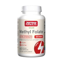 Jarrow Formulas Vegan Methyl Folate Enhanced 400 Μg 60 Vegetarian