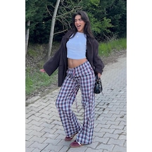 Madmext Kırmızı Ekoseli Kadın Pantolon Mg2401 Kırmızı Madmext Kırmızı Ekoseli Kadın Pantolon Mg2401 Kırmızı
