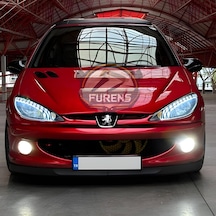 Peugeot 206 206+ 1998-2012 Uyumlu H Lip Esnek Ön Lip 2 Parça Karlık Ön Ek Tampon Altı Dill