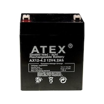 Atex Ax12-4.2 12 Volt 4.2 Amper Kuru Akü 90x70x101 Mm -181708
