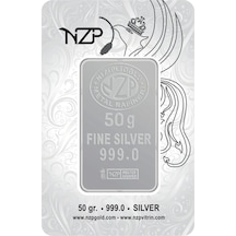 Nzp Gold Nizip Külçe Gümüş 50 G