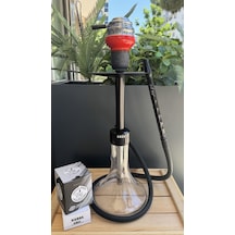 Mr Eds E29 - Gökkuşağı Serisi Nargile Takımı Siyah Lüle Ve Közlük Dahil -3lü Set