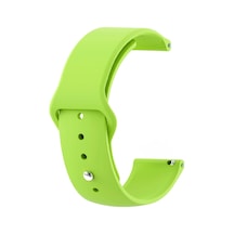 Caseonn Amazfit Pop 3r Kordon Esnek Spor Silikon Kayış Açık Yeşil