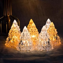 Vıp Gün Işığı Led Işıklı Çam Ağacı Mini Çam Ağacı Işıklı Yılbaşı Ağacı Warm Light Led Noel Tree