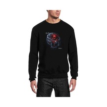 Six Feet Under Unborn Baskılı Siyah Erkek Örme Sweatshirt (528914004)