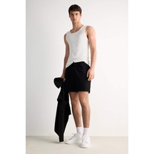 DeFacto Relax Fit Yazlık Rahat Jean Bermuda Şort -  D4390AX25SMNM36