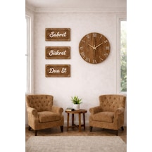Salon Ve Odalar İçin Duvar Saati Sık Ve Modern No 82 Çok Renkli