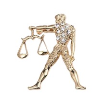 Harmonylibra Terazi Broşu Çok Renkli