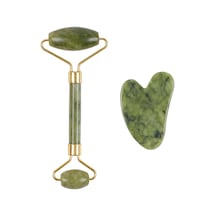 Jade Roller Gua Sha Taşı Seti