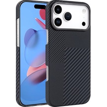 Newface Apple Apple iPhone Uyumlu  17 Pro Vega Magsafe Kapak - Siyah