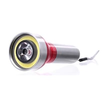 Yeni Model Ledli El Feneri Watton   Wt-068 Gri - Kırmızı