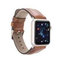 Apple Watch Uyumlu Deri Kordon 42-44-45mm Rst2ef Taba Diğer