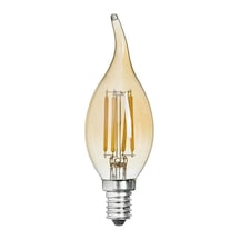 Rustik Kıvrık Buji Led Ampul 4 W E-14 2700k Amber Işık Şavk 500625 Seçenekler