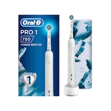 Oral-B Pro 1 750 Şarj Edilebilir Diş Fırçası + Seyahat Kabı Beyaz