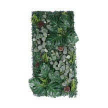 Yapay Çiçek Sitesi Yapay Bitkili Duvar Paneli 50x100 Cm Model 2 Yeşil